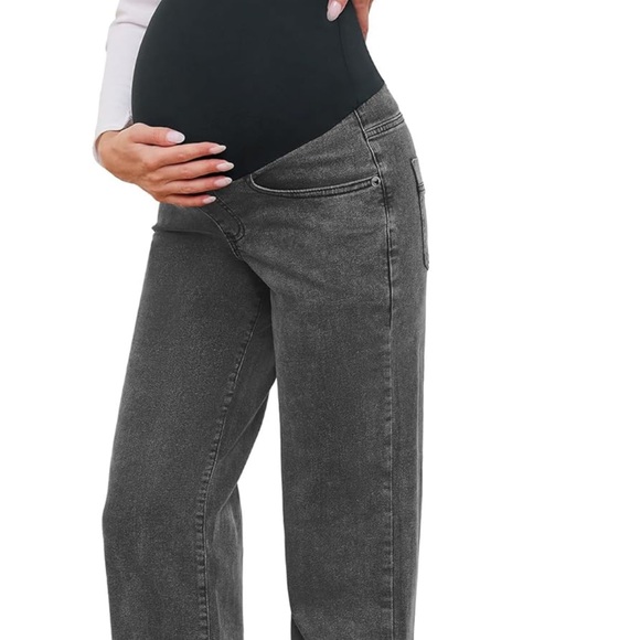 Maternity pant black denim stretch size S - Picture 1 of 3